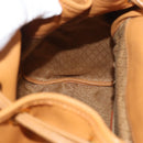 GUCCI Backpack Leather Beige Gold 003 58 0008 Auth 182383-20