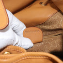 GUCCI Backpack Leather Beige Gold 003 58 0008 Auth 182383-12