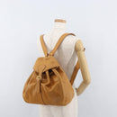 GUCCI Backpack Leather Beige Gold 003 58 0008 Auth 182383-23