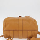 GUCCI Backpack Leather Beige Gold 003 58 0008 Auth 182383-5