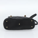 GUCCI Bamboo Handtasche Leder 2-Wege Schwarz Gold 000 122 0290 Auth 182387-11