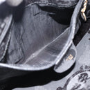GUCCI Bamboo Handtasche Leder 2-Wege Schwarz Gold 000 122 0290 Auth 182387-22