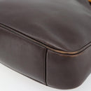 GUCCI Bamboo Hand Bag Leather 2way Black Gold 001 2113 1638 Auth 182388-14