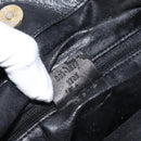 GUCCI Bamboe Handtas Leer 2way Zwart Goud 001 1577 1781 Auth 182389-11