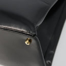GUCCI Tote Bag Patent leather Black Gold Auth 182391-9