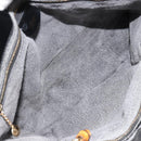 GUCCI Tote Bag Patent leather Black Gold Auth 182391-10