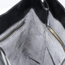 GUCCI Tote Bag Patent leather Black Gold Auth 182391-20