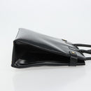 GUCCI Tote Bag Patent leather Black Gold Auth 182391-3