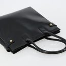 GUCCI Tote Bag Patent leather Black Gold Auth 182391-6