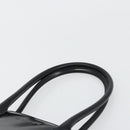 GUCCI Tote Bag Patent leather Black Gold Auth 182391-8