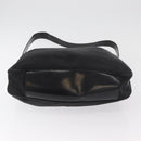 GUCCI Bamboo Hand Bag Nylon 2way Black Silver 001 1998 1577 Auth 182393-11