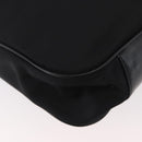 GUCCI Bamboo Hand Bag Nylon 2way Black Silver 001 1998 1577 Auth 182393-14
