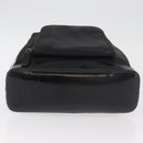 GUCCI Bamboo Shoulder Bag Patent Black Silver 003 2058 0059 5 Auth 182394-11