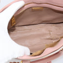 PRADA Hand Bag Safiano leather 2way Pink Gold Auth 182396-9