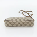GUCCI GG Supreme Shoulder Bag PVC Beige Gold 97 02 068 Auth 182397-9