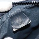 GUCCI GG Supreme Sherry Line Clutch Tas PVC Navy Rood Auth 182400-9