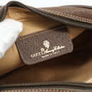 GUCCI GG Supreme Web Sherry Line Bag PVC Beige Gold 156 02 066 Auth 182402-17
