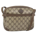 GUCCI GG Supreme Shoulder Bag PVC Beige Gold 007 90 0017 Auth 182403-1
