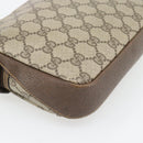 GUCCI GG Supreme Shoulder Bag PVC Beige Gold 007 90 0017 Auth 182403-13