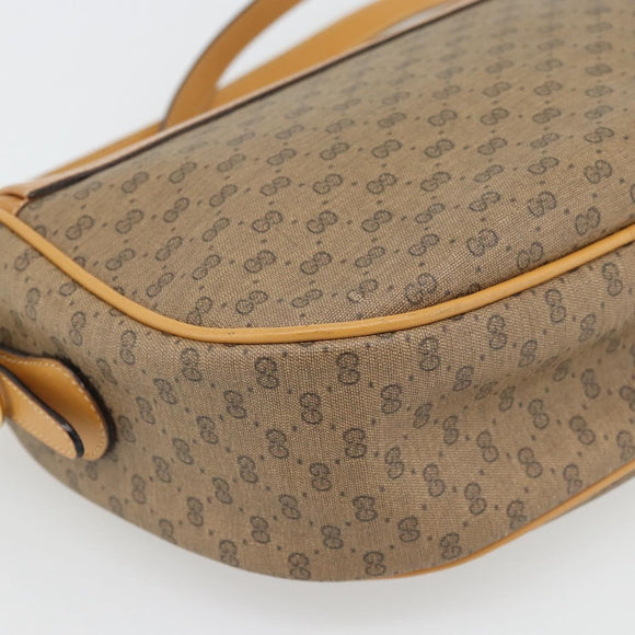 GUCCI Micro GG Supreme Shoulder Bag PVC Beige Gold 001 115 4001 Auth 182404