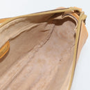 GUCCI Micro GG Supreme Shoulder Bag PVC Beige Gold 001 115 4001 Auth 182404-17