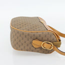 GUCCI Micro GG Supreme Shoulder Bag PVC Beige Gold 001 115 4001 Auth 182404-5