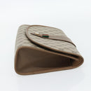 GUCCI GG Supreme Web Sherry Line Clutch Bag PVC Beige Red 89 01 030 Auth 182405-5