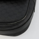 GUCCI Micro GG Supreme Web Sherry Line Tas PVC Zwart 001 115 0914 Auth 182409-10