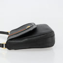 GUCCI Micro GG Supreme Web Sherry Line Tas PVC Zwart 001 115 0914 Auth 182409-5