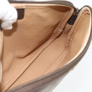 GUCCI GG Supreme Schoudertas PVC Beige Goud 97 02 068 Auth 182410-18