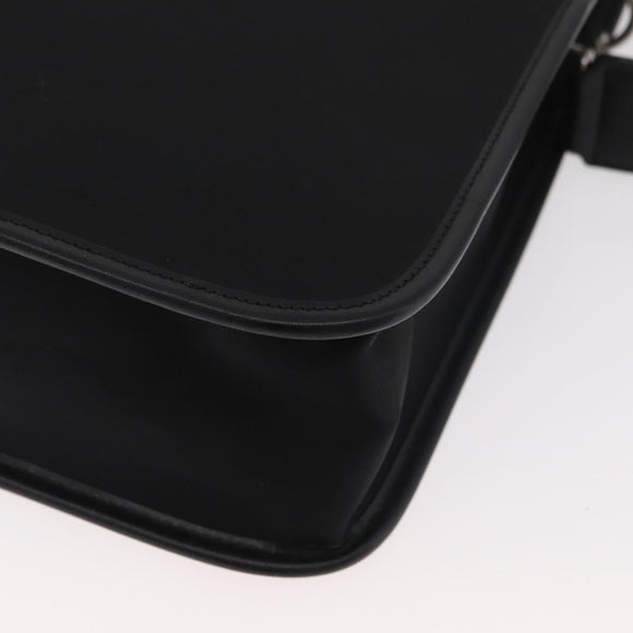 BURBERRY Business Bag Nylon 2way Black Silver Auth 182417