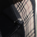 BURBERRY Business Bag Nylon 2way Black Silver Auth 182417-21