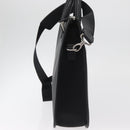 BURBERRY Business Bag Nylon 2way Black Silver Auth 182417-5