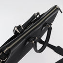 BURBERRY Business Bag Nylon 2way Black Silver Auth 182417-6