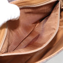 CELINE Macadam Canvas Shoulder Bag PVC Leather Brown Gold Auth 182419A-22