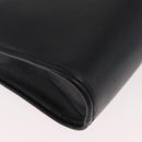 Christian Dior Shoulder Bag Leather Black Gold Auth 182420-8