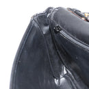 CELINE Chain Shoulder Bag Leather Black Gold Auth 182421V-19