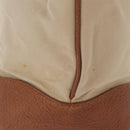 BURBERRY Tote Bag Canvas Beige Gold Auth 182423-5