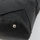 Salvatore Ferragamo Handtasche Leder Schwarz Silber Original 182426-16