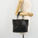 Salvatore Ferragamo Handtasche Leder Schwarz Silber Original 182426-22