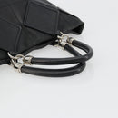 Salvatore Ferragamo Handtasche Leder Schwarz Silber Original 182426-7
