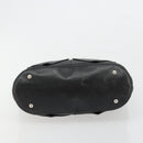 Salvatore Ferragamo Handtasche Leder Schwarz Silber Original 182426-5