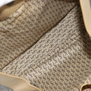 SAINT LAURENT Tote Bag PVC Canvas Brown Auth 182427-9