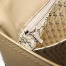 SAINT LAURENT Tote Bag PVC Canvas Brown Auth 182427-10