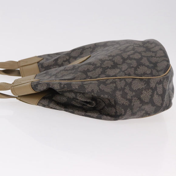 SAINT LAURENT Draagtas PVC Canvas Bruin Auth 182427