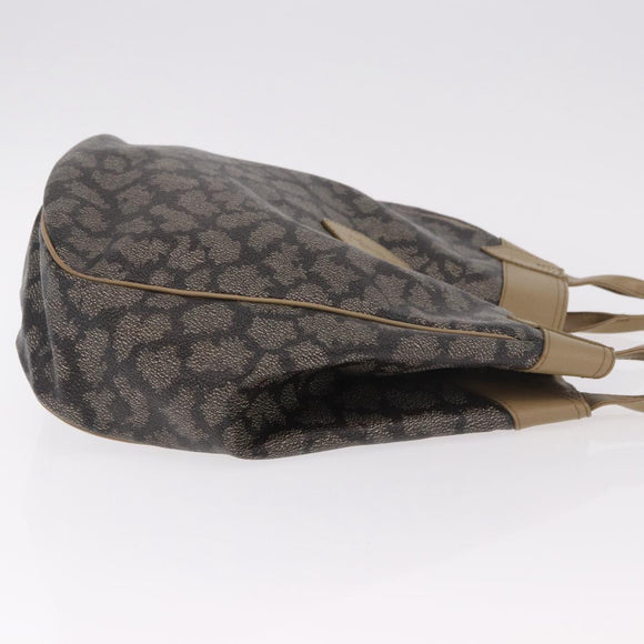 SAINT LAURENT Draagtas PVC Canvas Bruin Auth 182427