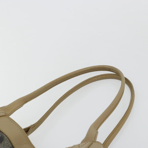 SAINT LAURENT Tote Bag PVC Canvas Brown Auth 182427