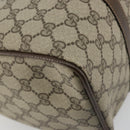 GUCCI GG Supreme Mini Web Sherry Line Bag PVC Beige Gold 39 02 007 Auth 182431-13