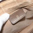 GUCCI GG Supreme Mini Web Sherry Line Bag PVC Beige Gold 39 02 007 Auth 182431-16