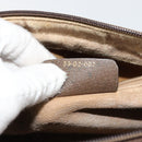 GUCCI GG Supreme Mini Web Sherry Line Bag PVC Beige Gold 39 02 007 Auth 182431-22